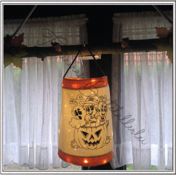 Preview: Halloween im Blackwork Style (18x13 ; 20x20)